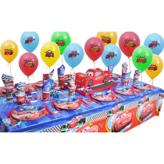 10 Kişilik Cars 2 Mini Set
