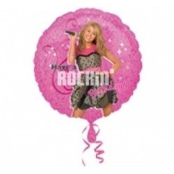18 inç Hannah Montana Rocking Birthday Folyo Balon