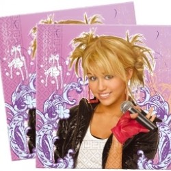 20 Adet 33X33 Santim Hannah Montana Backstage Kağıt Peçete