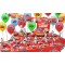 20 Kişilik Cars Red Lüks Set