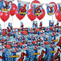 20 Kişilik Spiderman Süper Set