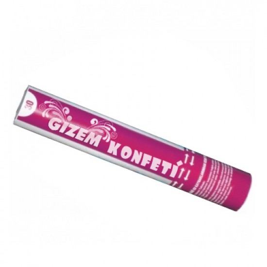 30 cm Pembe Konfeti
