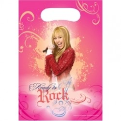 6 Adet Hannah Montana Glitter ve Shine Parti Çantası