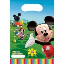 6 Adet Mickey Renkler Parti Çantası