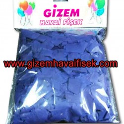 Mavi Renkli Konfeti Kağıdı