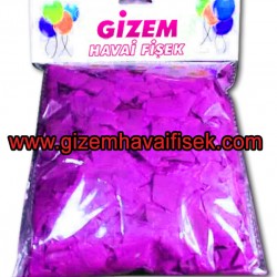 Mor Renkli Konfeti Kağıdı